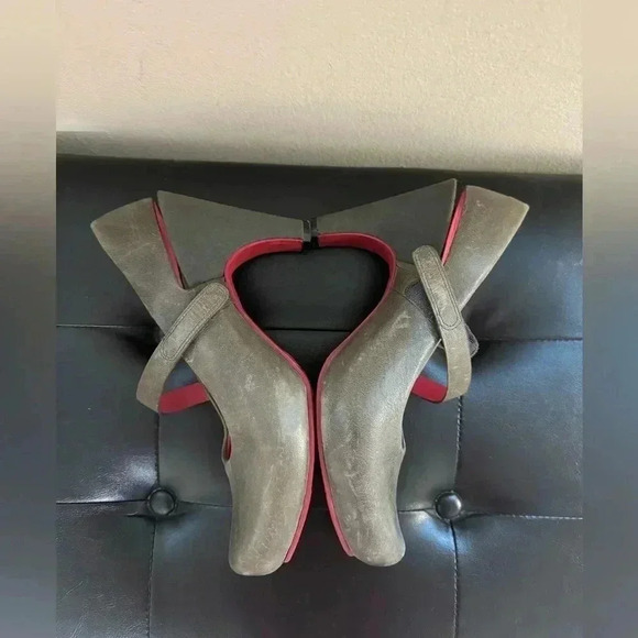 Tsubo Leather and Suede Acrea' Slingback Mary Jane Pumps/Heels Sz 9. 🔥 - Picture 9 of 13